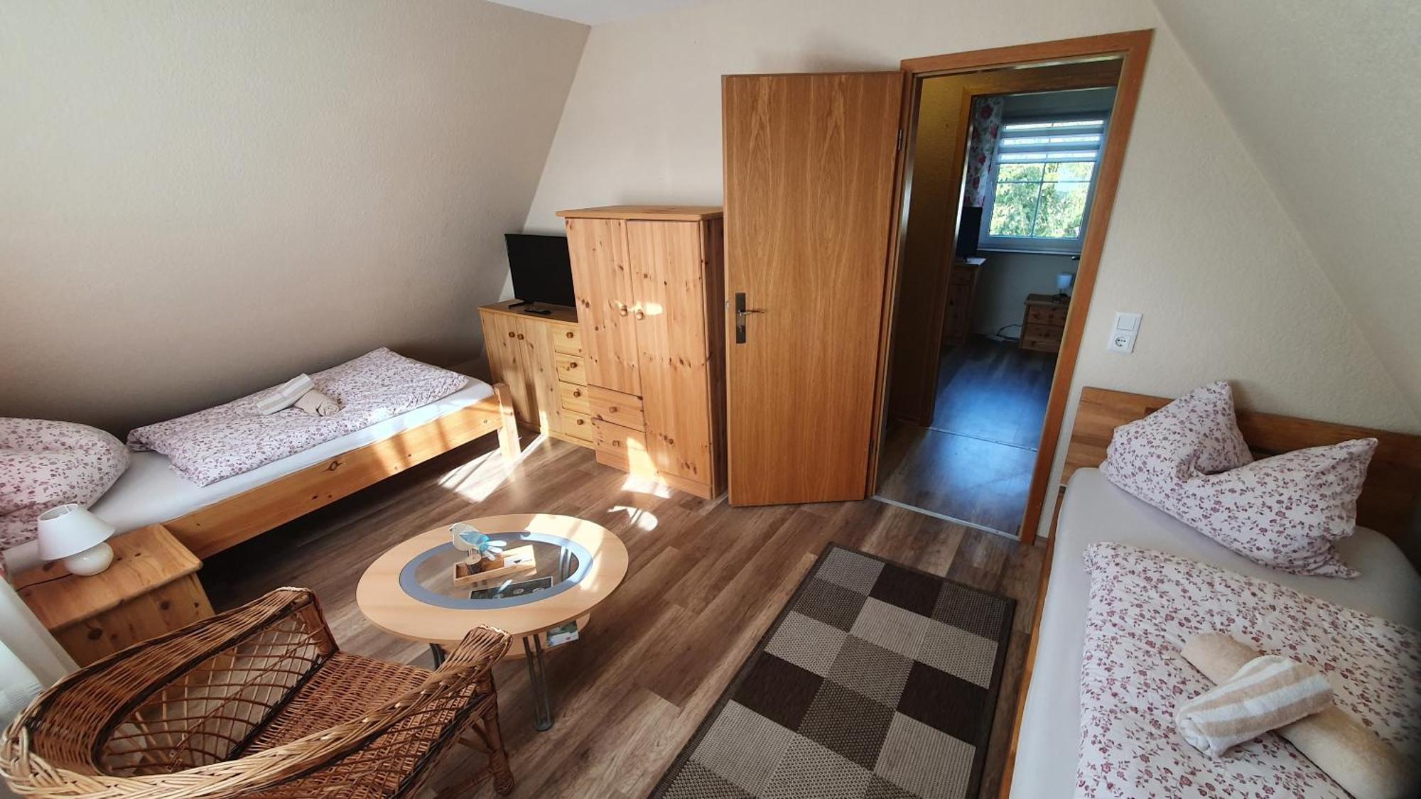 Pension Am Silberberg Gartz Buitenkant foto