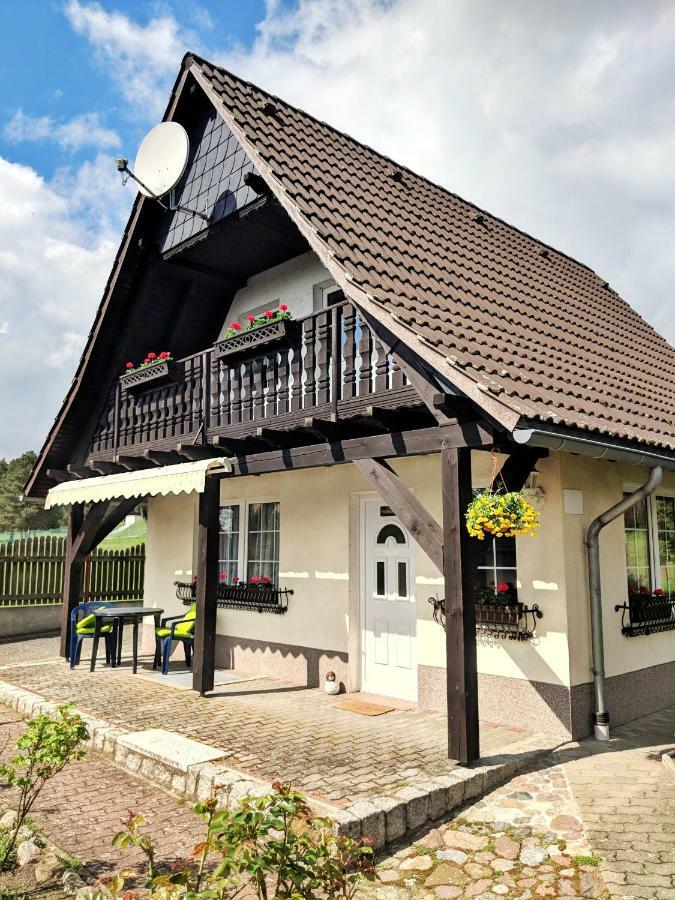 Pension Am Silberberg Gartz Buitenkant foto